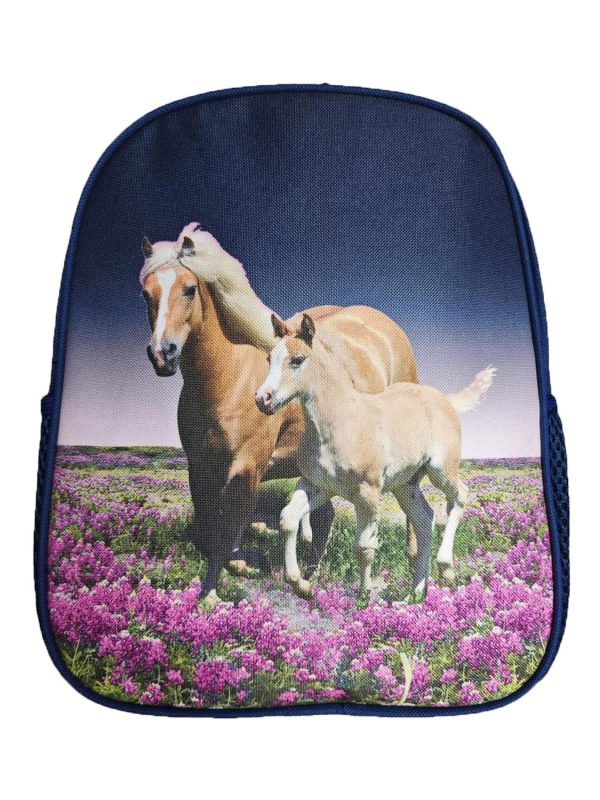 Rugzak Paarden blauw