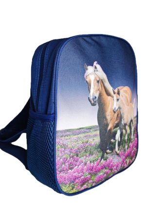 Rugzak Paarden blauw