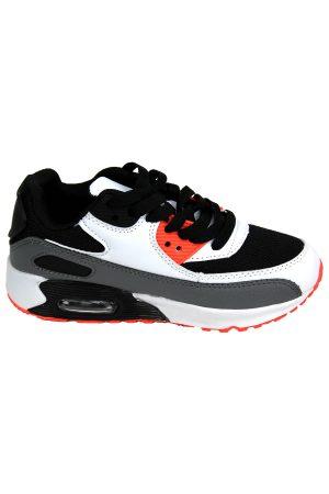 Sneakers Zwart wit oranje