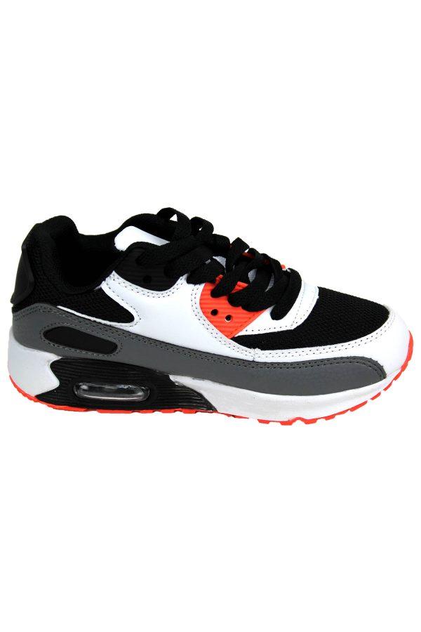 Sneakers Zwart wit oranje