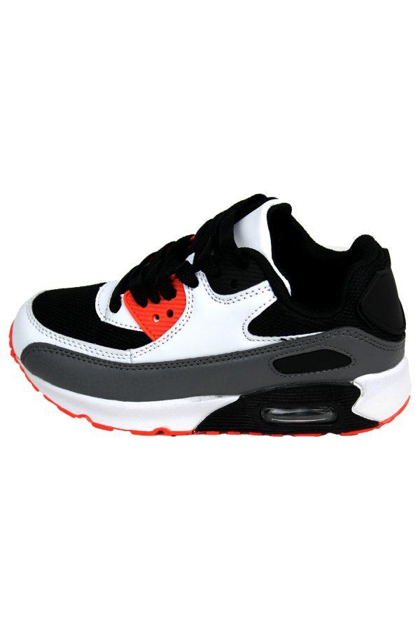 Sneakers Zwart wit oranje