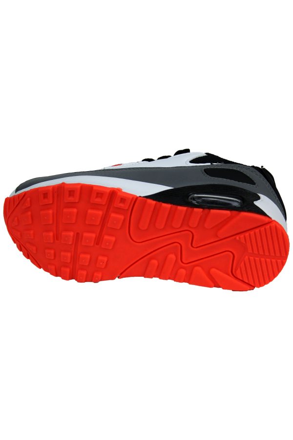 Sneakers Zwart wit oranje