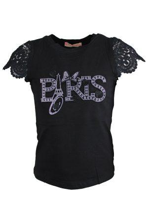 Shirtje paris zwart