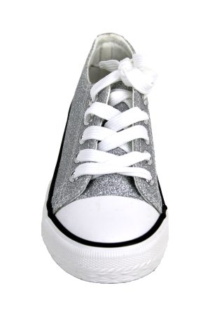 Sneakers Glitter zilver