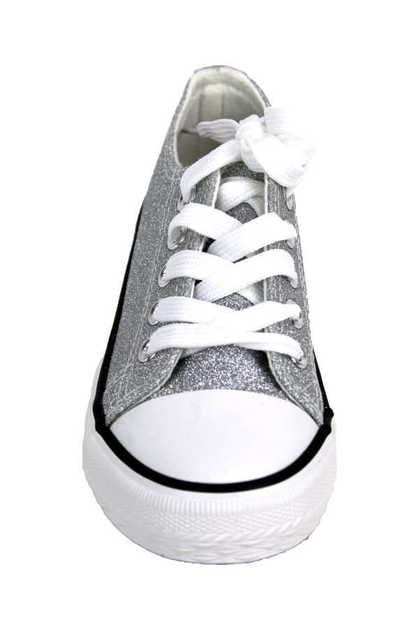 Sneakers Glitter zilver