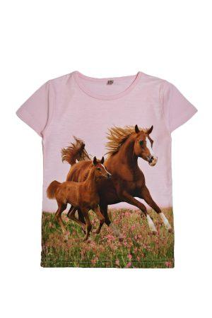 Shirtje paard veulen lichtroze