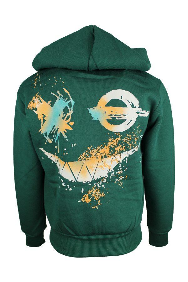 Vestje back smiley groen