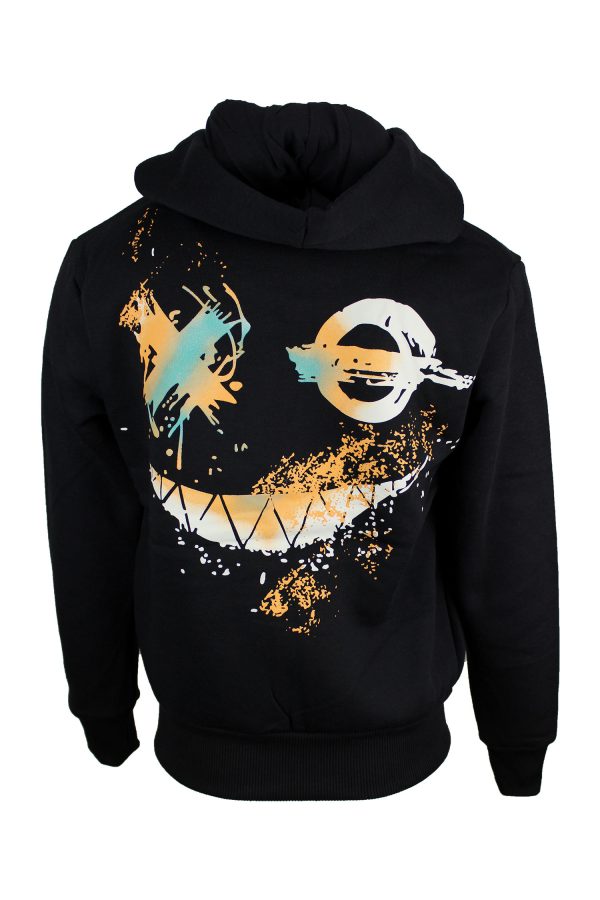 Vestje back smiley zwart