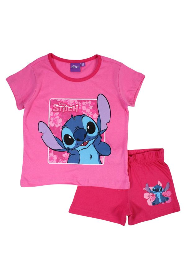 Setje Stitch limited lichtroze