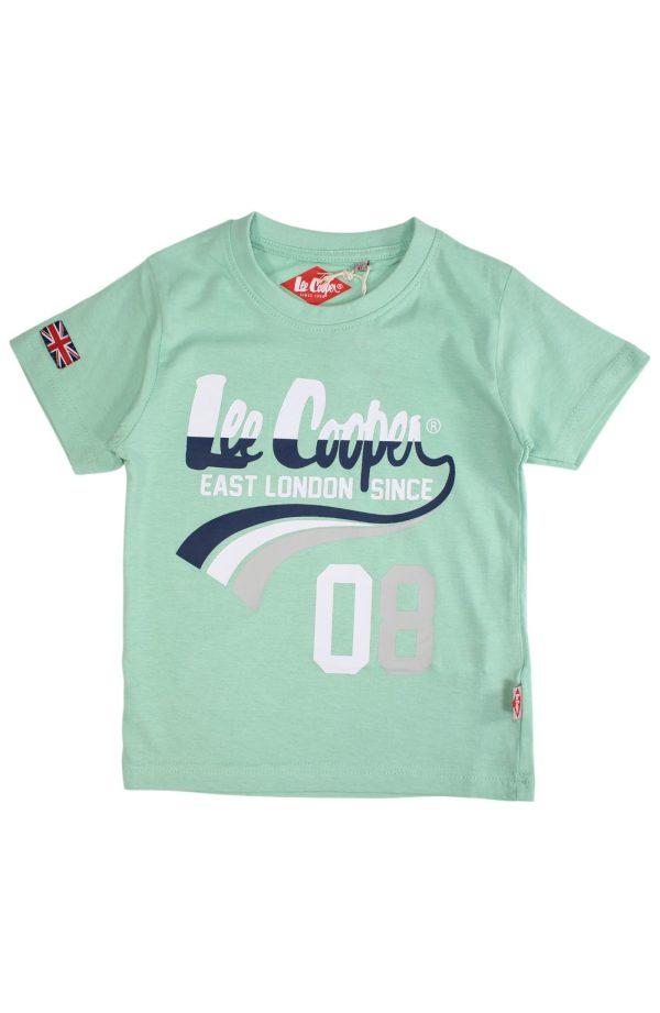 Shirtje Lee Cooper Boys lichtgroen