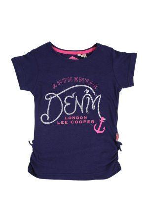 Shirtje Lee Cooper Girls denim blauw