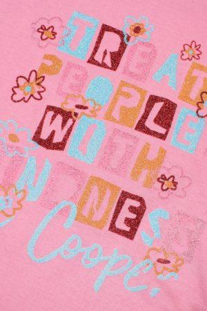 Shirtje Lee Cooper Girls roze
