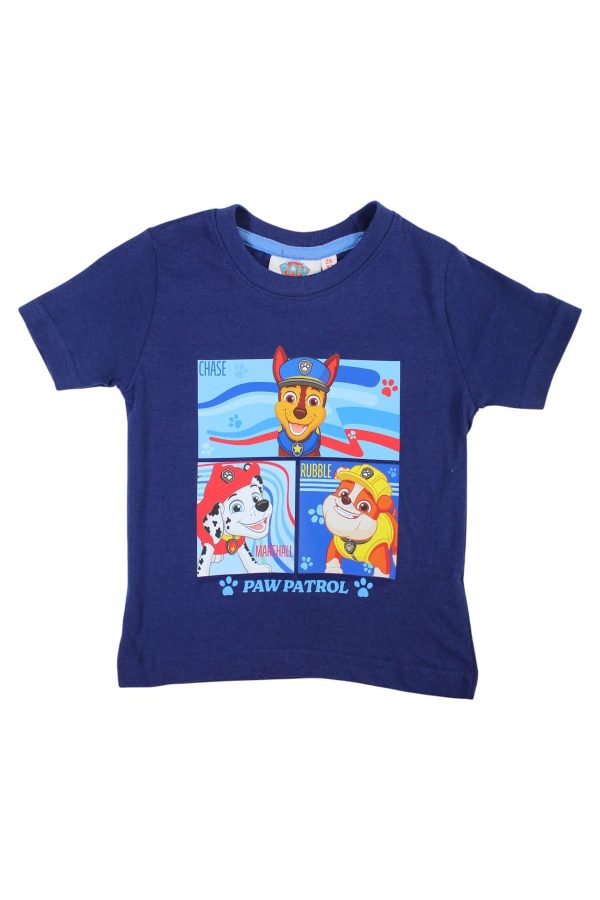 Shirtje Paw Patrol donkerblauw