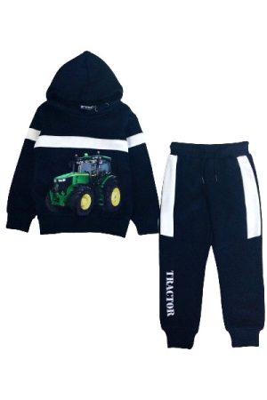 Jogginpak groene Tractor blauw