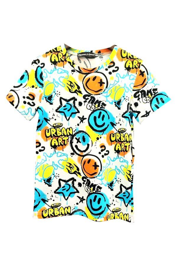 Shirtje Smiley urban art