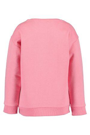 Sweater Blue Seven Pailletten Paard roze