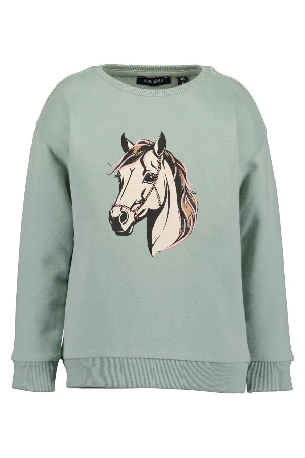 Sweater Blue Seven Paard groen