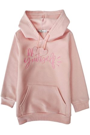 Sweaterdress Be Yourself roze