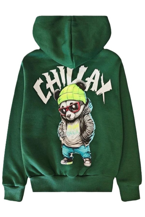 Vestje Chilax groen achterkant