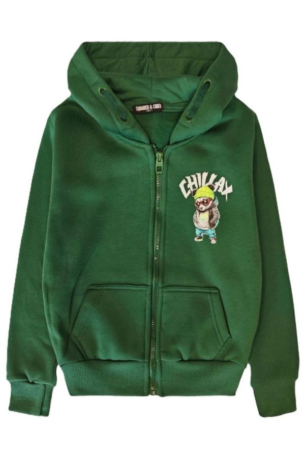 Vestje Chilax groen voorkant