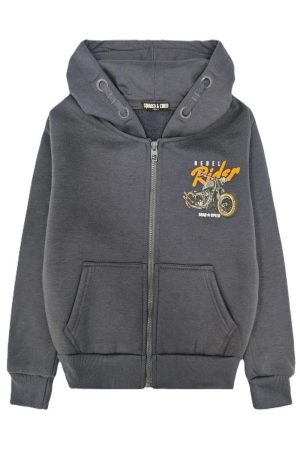 Vestje Rebel Rider donkergrijs