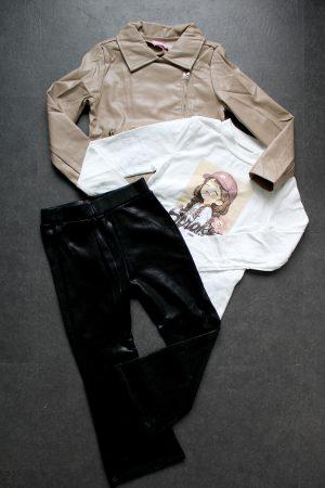 Kledingset Jacky beige