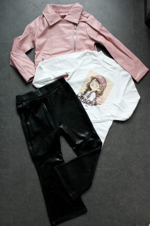 Kledingset Jacky roze