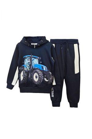 Joggingpak kledingset blauwe tractor blauw