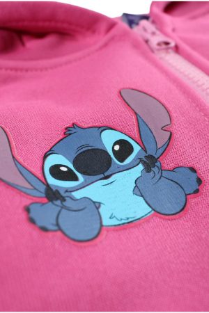 Joggingpak kledingset Stitch donkerroze 2