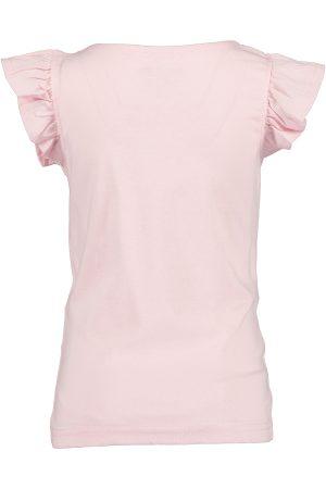 Shirtje Blue Seven Regenboog Vlindermouw lichtroze